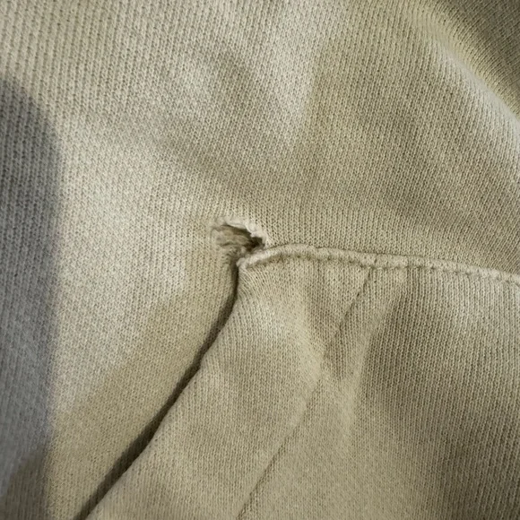 Reebok Cream Pullover Hoodie Relaxed Fit - Picture 5 of 6